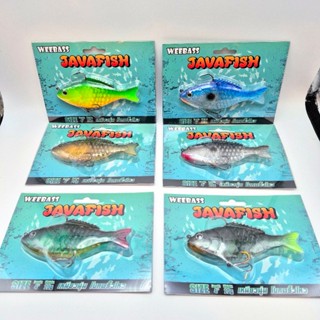 ปลายาง WEEBASS JAVAFISH เหยื่อตกปลา ปลายางตกปลา