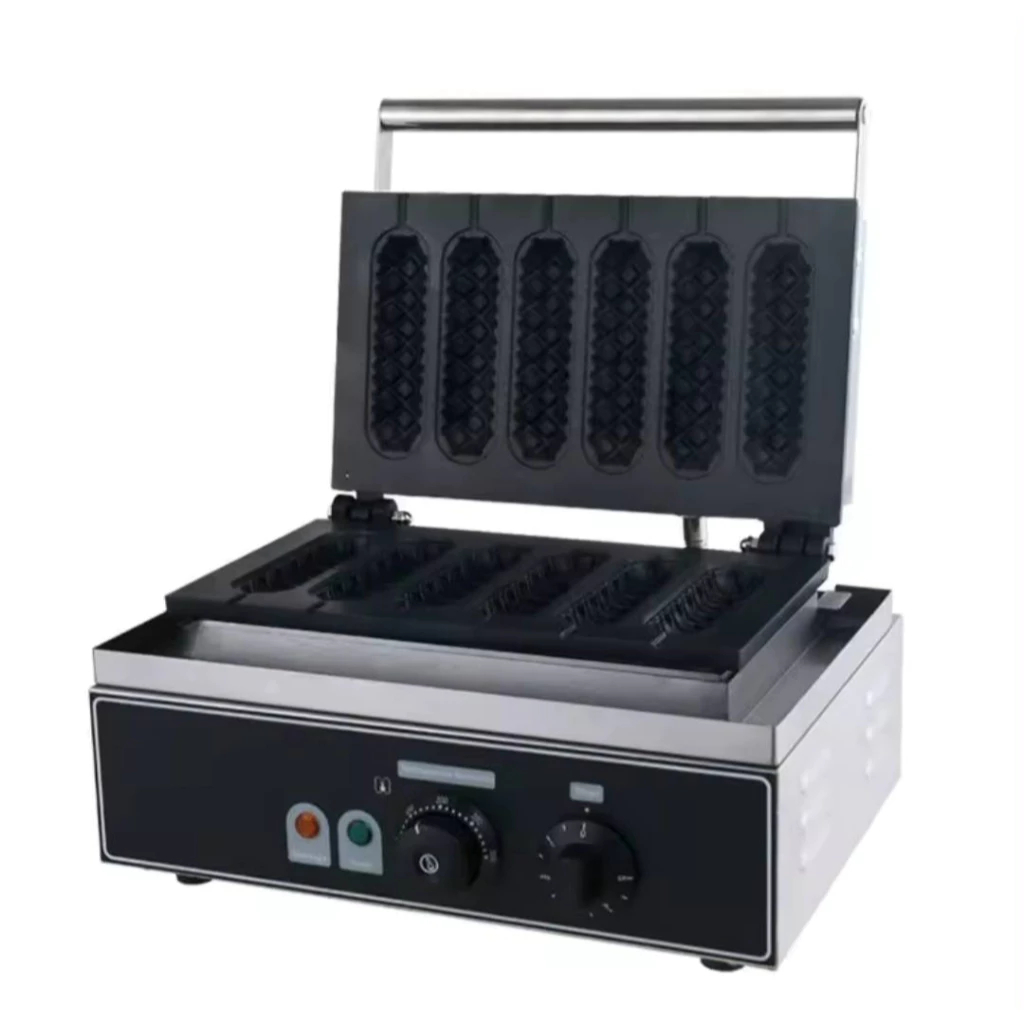 เครื่องทำขนมวาฟเฟิลแบบแท่ง เครื่องทำวาฟเฟิลไส้กรอก 6 ช่อง FY-119