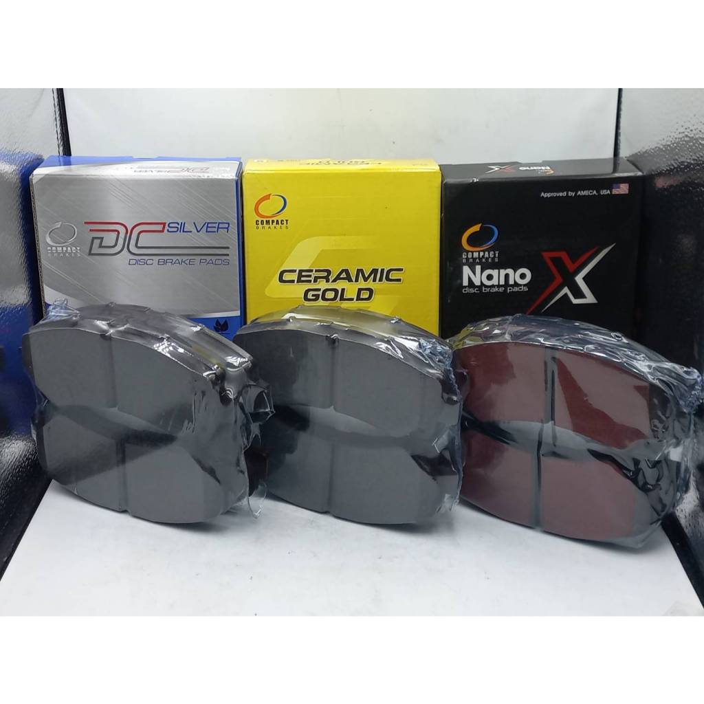 CompaCompact Brakes (-271) ผ้าเบรคหน้า สำหรับรถ TOYOTA MIGHTY-X 2WD ไมตี้-เอ็กซ์ ขับ2ล้อ / TOYOTA  TIGER ไทเกอร์ ขับ2ล้อ