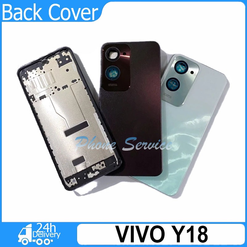 อะไหล่บอดี้ ไช้สำหรับ VIVO Y18 Body แกนกลาง+ฝาหลัง
