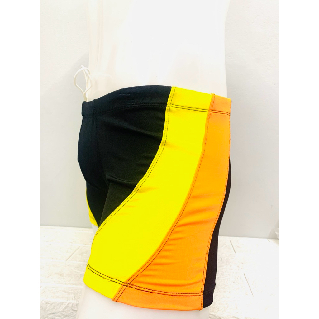 กางเกงว่ายน้ำขาสั้นชายขาสามส่วนตัดแต่งลายผ้า8059 - รูปที่ 4