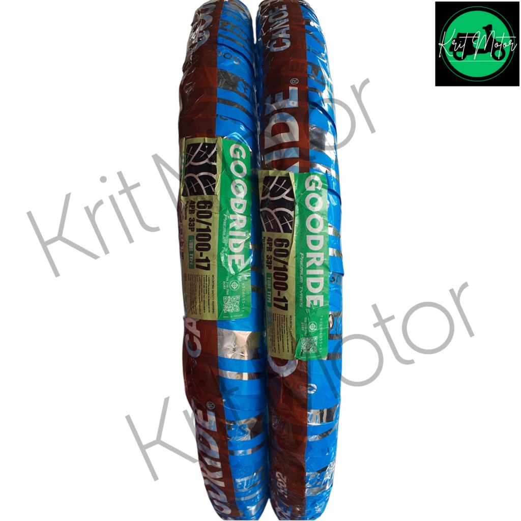 ยางนอกรถมอเตอร์ไซค์ ยี่ห้อ GOODRIDE H502 ลายเวฟ110i (ชนิดใช้ยางใน)ขอบ17 60/100-17,70/90-17,80/90-17
