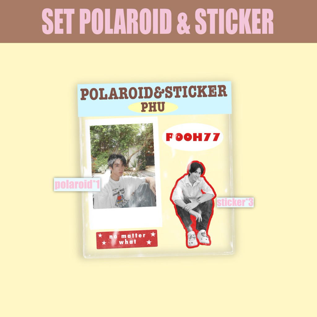 6️⃣👀 set polaroid & sticker 🏡🌠