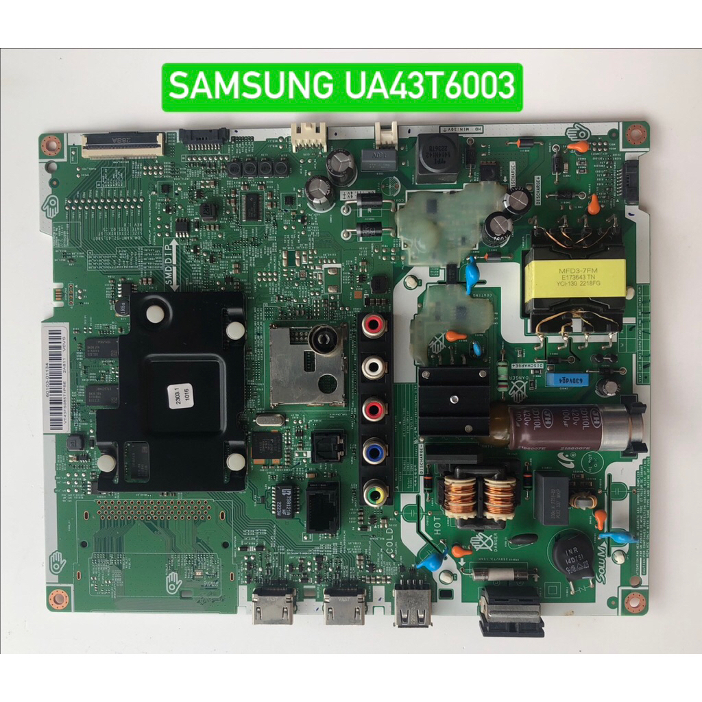 เมนบอร์ด SAMSUNG UA43T6003 อะไหล่แท้ถอดมือสอง