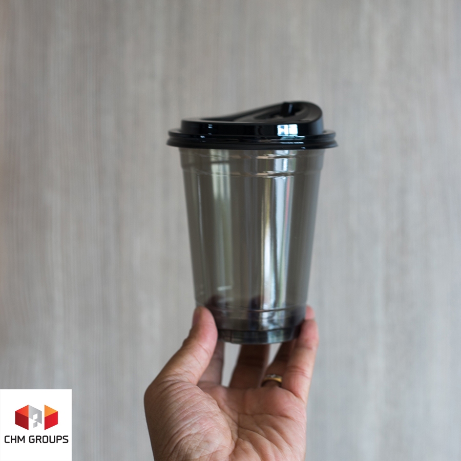 CHM-FC16B-0100 : แก้ว PET 16oz รุ่น FC16 สีดำ ปากกว้าง 98 มม. บรรจุ 100 ใบ (มีตัวเลือกฝาด้านใน) - รูปที่ 5