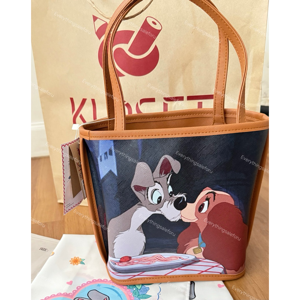 Kloset Etc Lady and the tramp กระเป๋าพร้อมส่ง ป้ายห้อย