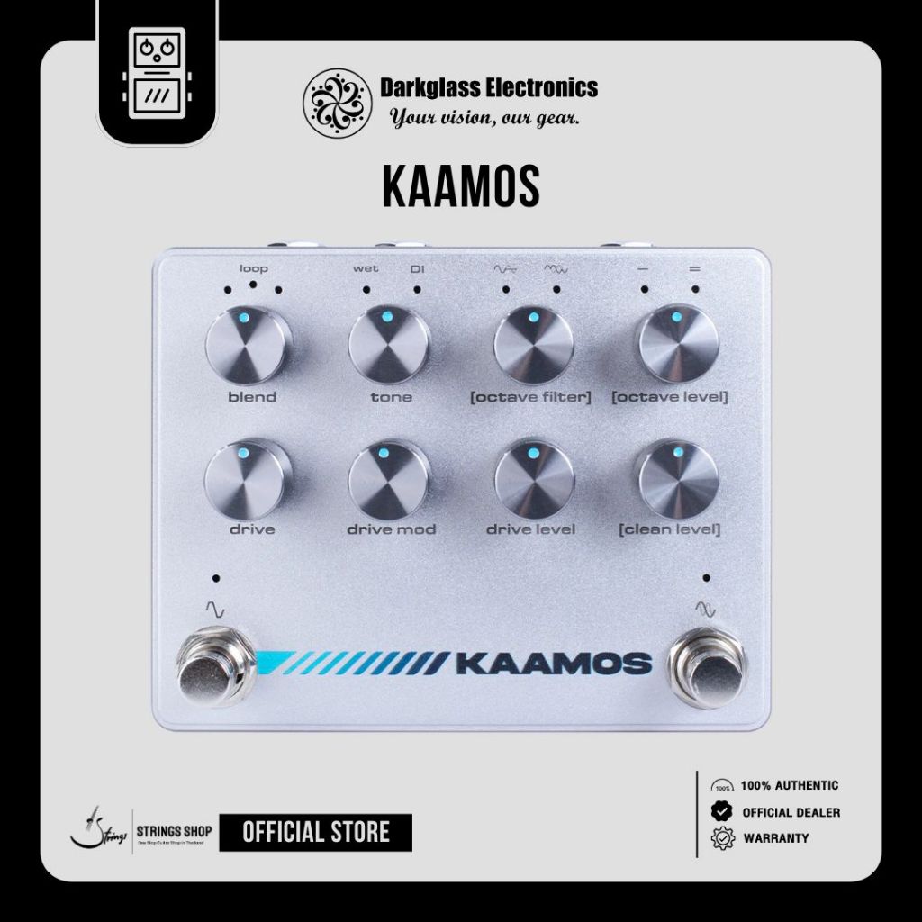 เอฟเฟคเบส Darkglass Kaamos Bass Distortion/Octaver Pedal