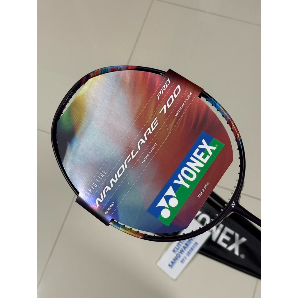 ไม้แบด Yonex Nanoflare 700pro 4u5 รหัสไทย ของใหม่มือ1 ประกัน3 เดือน