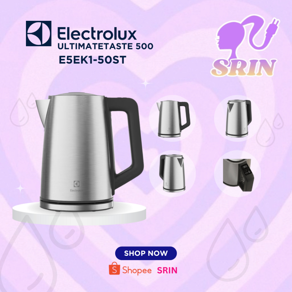 ELECTROLUX กาต้มน้ำไฟฟ้า รุ่น E5EK1-50ST (2400 วัตต์,1.7 ลิตร)