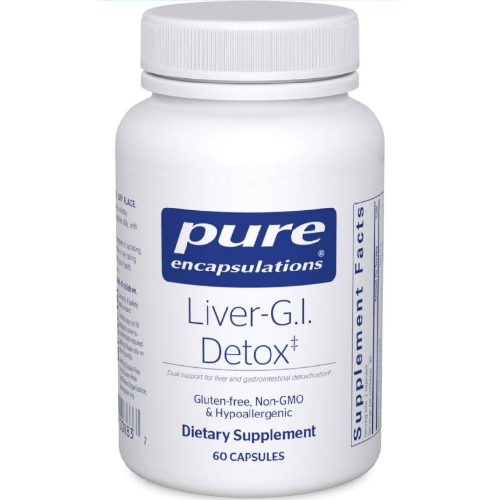 Pure Liver-G.I. Detox, 60 Capsules