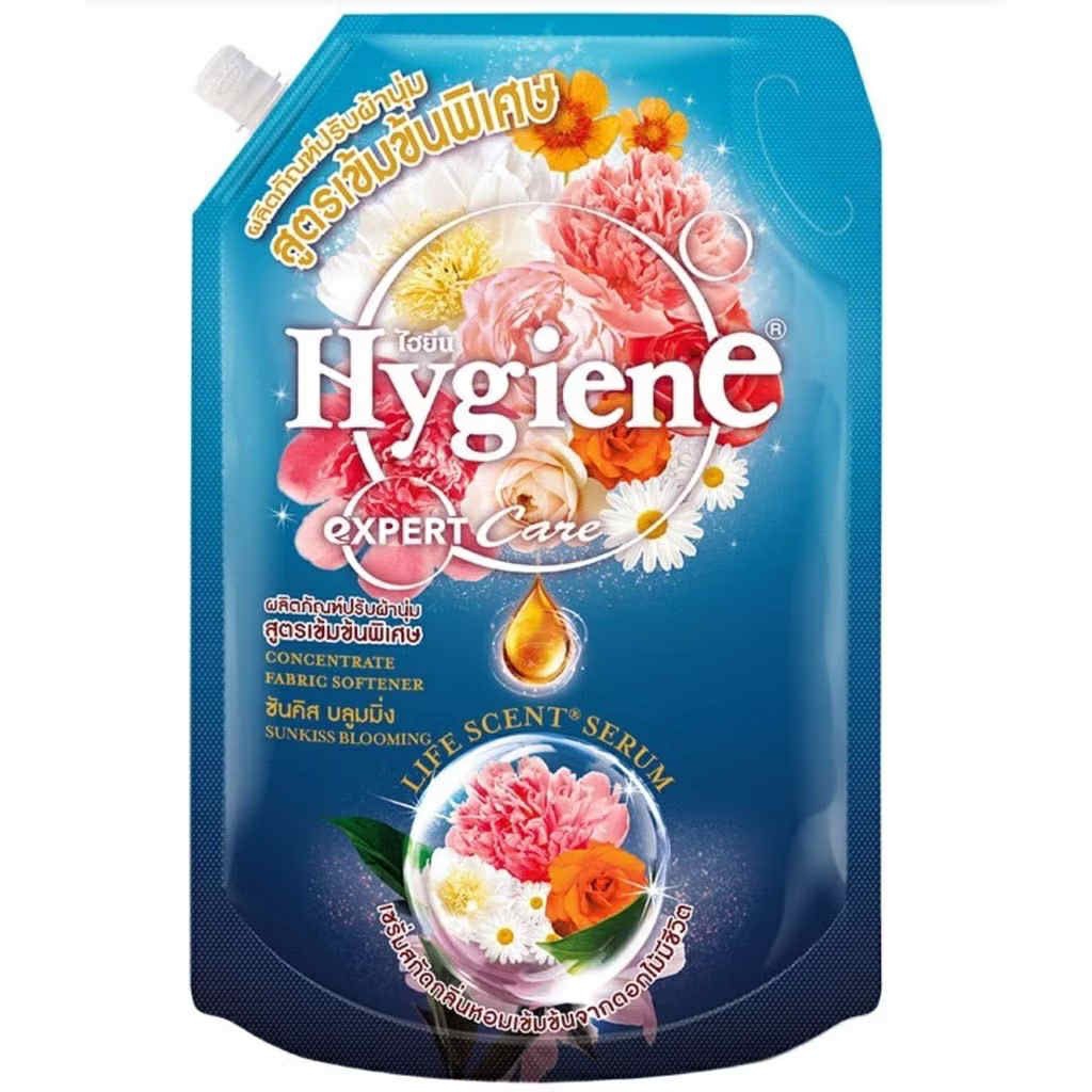 ไฮยีน เอ็กซ์เพิร์ท แคร์ ไลฟ์เซ้นท์ น้ำยาปรับผ้านุ่ม สูตรเข้มข้นพิเศษ กลิ่นซันคิส บลูมมิ่ง 1100 มล.