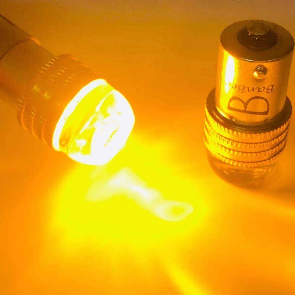 ไฟท้าย ขั้วกลม2จุด1157 / ไฟเลี้ยว ขั้วกลม1จุด 1156 1คู่ 12v 6led 1คุ่ car