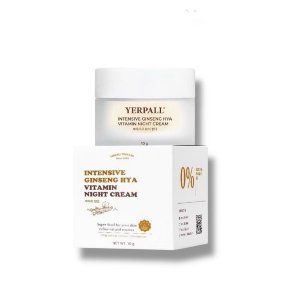 ครีมโสมไฮยา YERPALL Intensive Ginseng Hya Vitamin Night Cream 10 g.