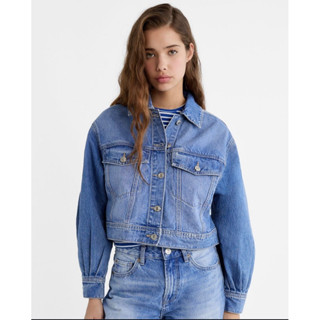 𝐒𝐭𝐫𝐚𝐝𝐢-𝐯𝐚𝐫𝐢𝐮𝐬 𝐝𝐞𝐧𝐢𝐦 𝐣𝐚𝐜𝐤𝐞𝐭 แท้ 💯 เสื้อแขนยาวแจ็คเก็ตยีนส์ สี…