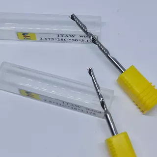 ดอกกัดเอ็นมิลCNC 1Fตัดไม้อะคริลิคอลูมิเนียม(1ตัว)1TAW-UP CUT