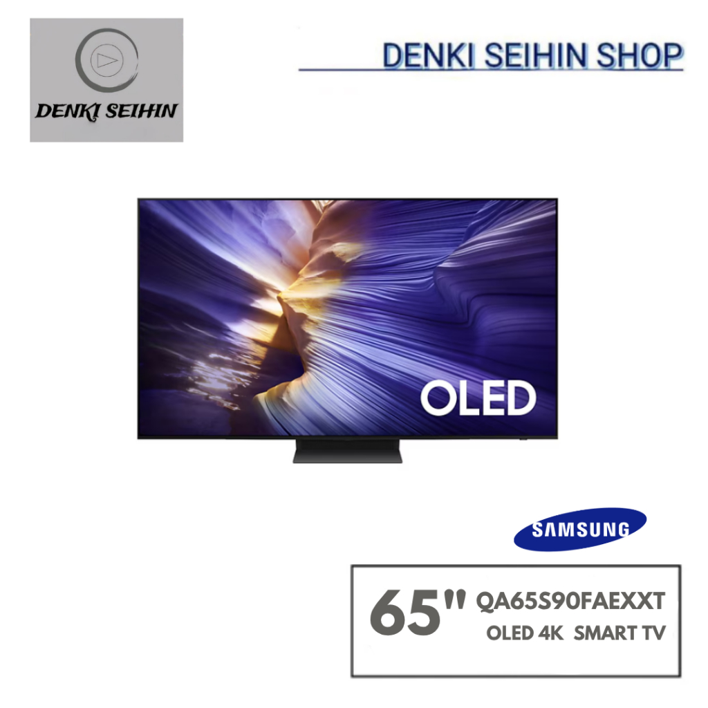 Samsung 65" OLED S90F 4K Samsung Vision AI Smart TV (2025) QA65S90FAEXXT