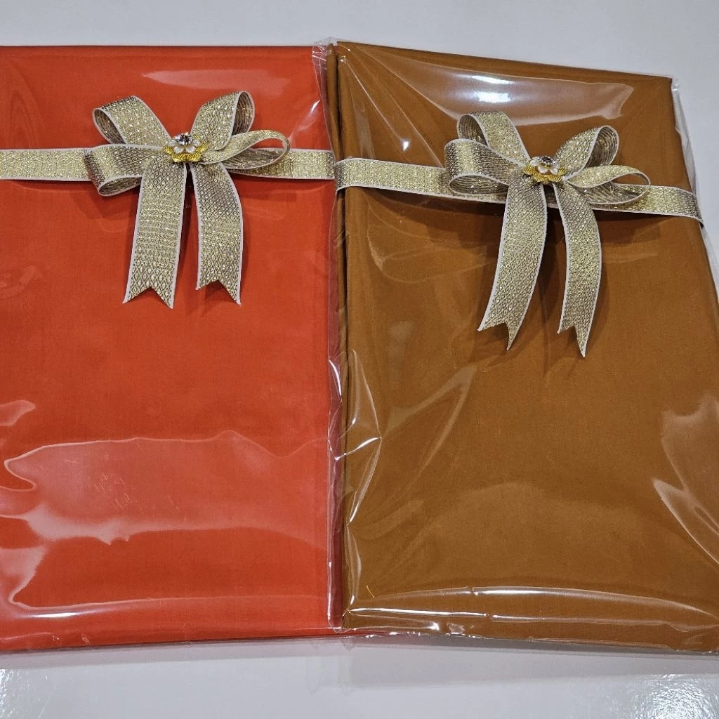 S26 ผ้าอาบน้ำฝน ผ้าสบง ความยาว 2 เมตร ทำจากผ้าโทรเรอย่างดีทอ 180 เส้นด้าย พระสงฆ์ใช้งานได้จริง