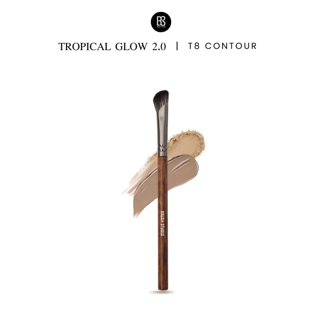 BRUSH STUDIO Tropical Glow : T8 Contour แปรงคอนทัวร์สันจมูก