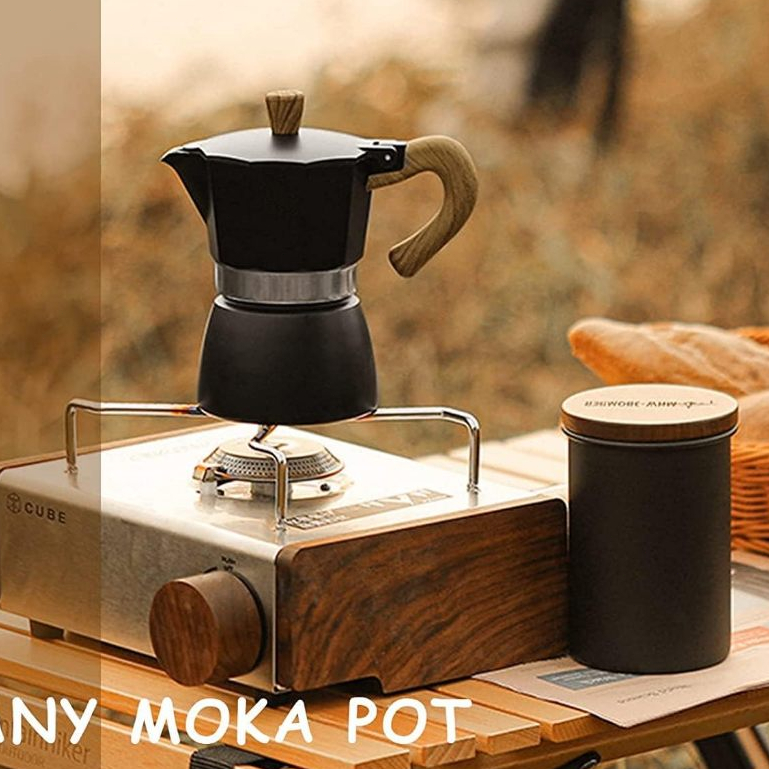 3 คัพ และ 6 คัพ หม้อชงกาแฟแบบมอกา มก้าพอท แบบพกพา กาต้มกาแฟ เครื่องชงกาแฟ moka pot เครื่องชงกาแฟอลูมิเนียมมอคค่า ราคา ถูกที่สุด ดีลบีเคเค แกลเลอรีภาพที่ 5