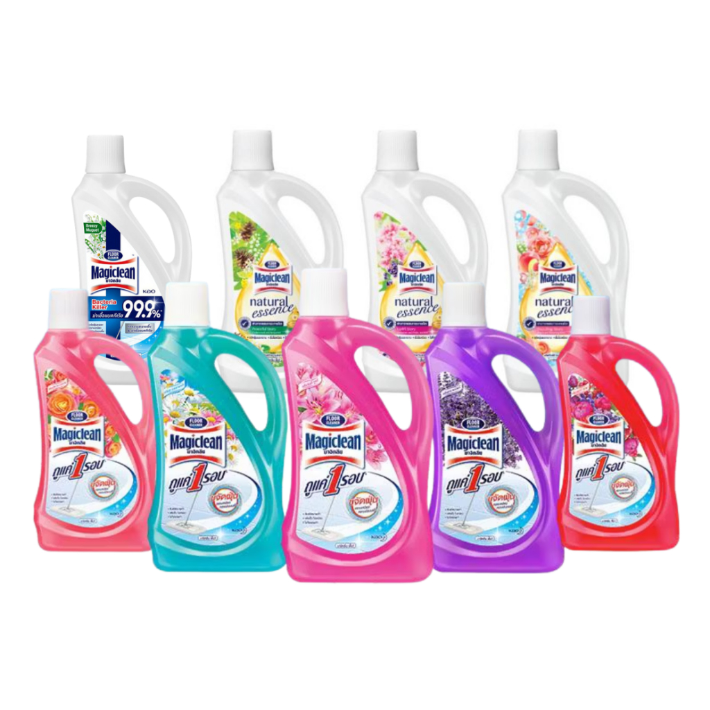 Magiclean มาจิคลีน เนเชอรัล น้ำยาถูพื้น น้ำยาทำความสะอาดพื้น แบบขวด 800ml-900ml