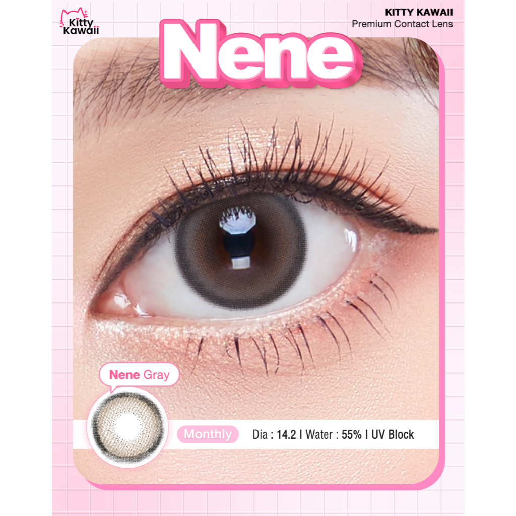 Kitty Kawaii Contact Lens : Nene - คอนแทคเลนส์รายเดือนคิตตี้ คาวาอิ พัส (VIAL) - 2