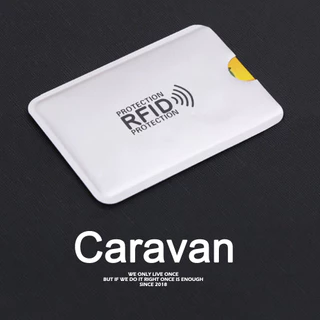 Caravan Crew RFID Card holder ปลอกบัตรเครดิต ที่ใส่บัตร RFID อลูมิเนียมความปลอดภัย,