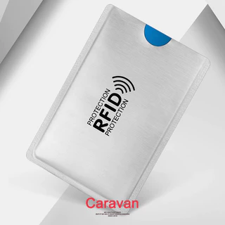 Caravan Crew RFID Card holder ปลอกบัตรเครดิต ที่ใส่บัตร RFID อลูมิเนียมความปลอดภัย,