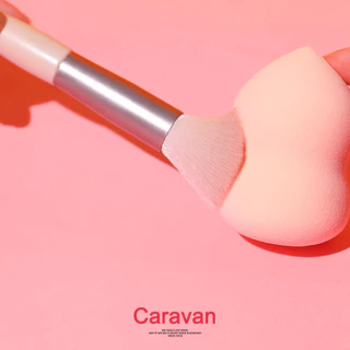 Caravan Crew Makeup Brush ชุดแปรงแต่งหน้า แปรงเครื่องสําอาง ขนแปรงนุ่มปลอดภัยไม่แพ้ แบบพกพา8ชิ้น พกพาสะดวก