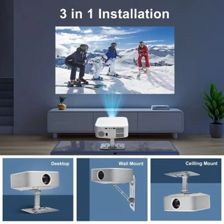 Projector ขาตั้งโปรเจคเตอร์ ขาตั้งสำหรับโปรเจคเตอร์แบบพกพา ปรับได้ 180 องศา จัดส่งแนวนอน