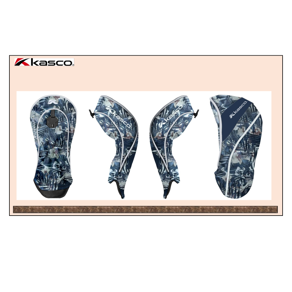 KASCO Head Cover  ที่คลุมหัวไม้กอล์ฟDriver KGTHC-24D FW KGTHC-24F