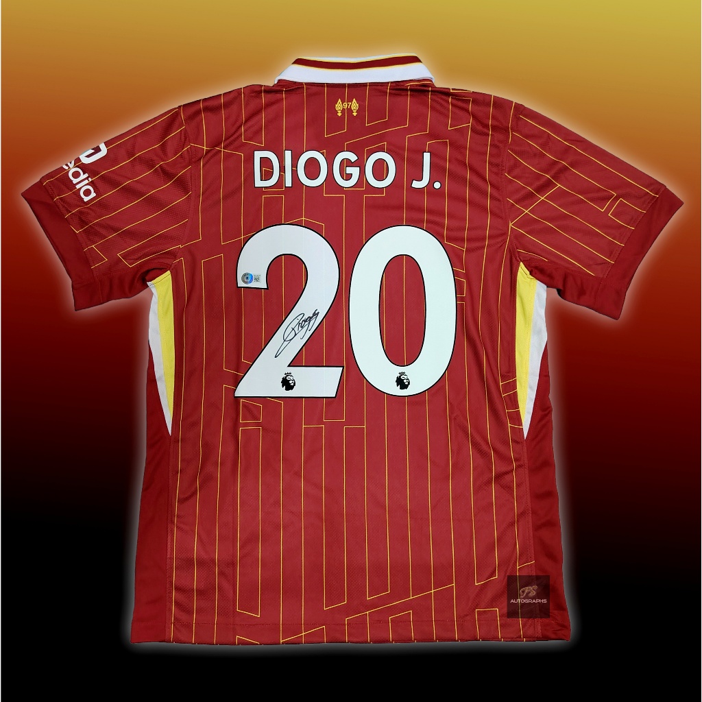 เสื้อเหย้าLiverpool 2024/25 พร้อมลายเซ็น Diogo Jota