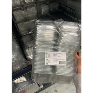 กล่องใสฝาล็อคในตัว FP-001/FF-001 มี 20แพ็ค แพ็คละ50ชิ้น 018052