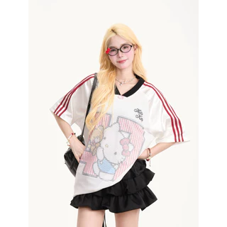 [ พร้อมส่ง ] เสื้อ NERESUM x HELLO KITTY Jersey (แท้)