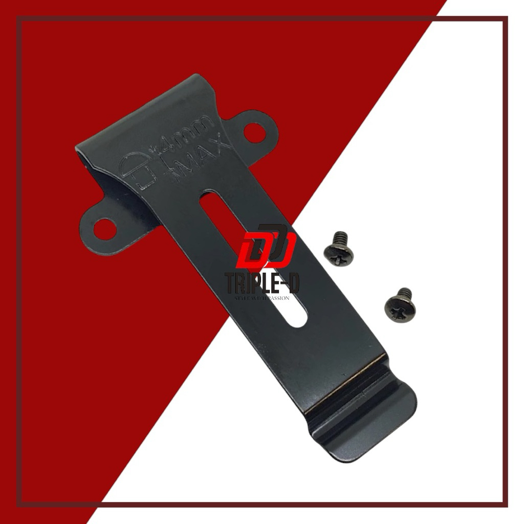 คลิปหลัง กิ๊บหนีบ วิทยุสื่อสาร (แบบเหล็ก) ของแท้ IC-290 IC-092 IC-950 IC-280 MS-11 MS-12 4FB 6FB รับ
