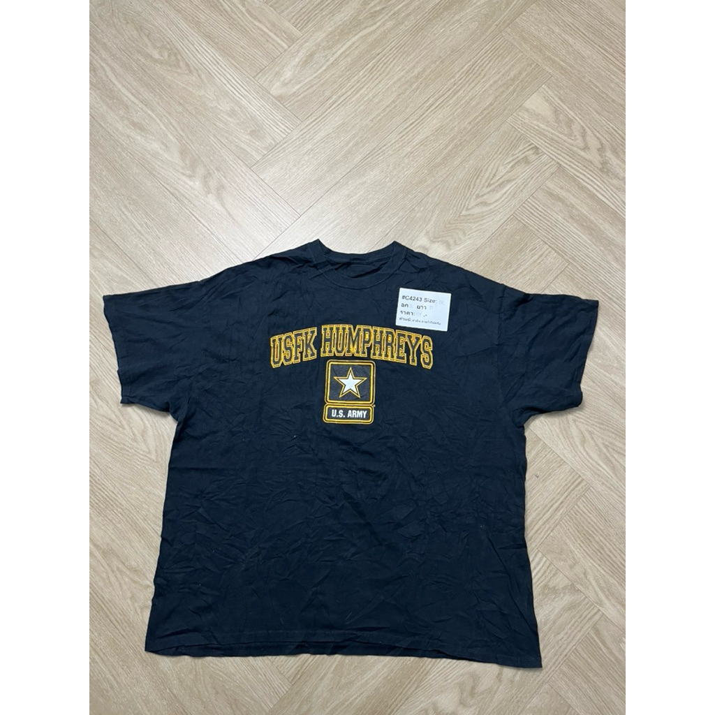 Size:2XL เสื้อยืดทหาร เสื้อซับในทหารอเมริกา เสื้อทหารอเมริกา เสื้อGS  ลายไม้ ลายป่า วูดแลนด์ เสื้อยื