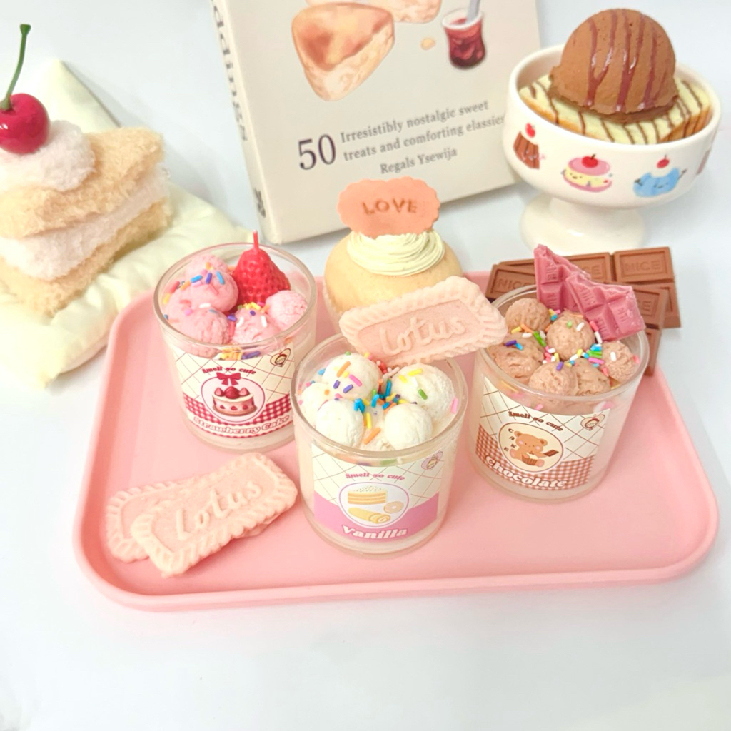 Smellsocute |Ice cream Sundae🍨🍧เลือกกลิ่นได้ ของขวัญน่ารัก ใส่กล่องฟรี พร้อมส่ง