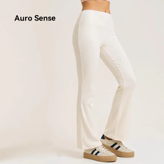 AuroSense กางเกงขายาว กางเกง กางเกงวิ่ง สำหรับ ผู้หญิง ทรงเอวสูง กางเกงขาบาน ทรงสวยพอตัว ออกแบบ เรียบง่าย new colors