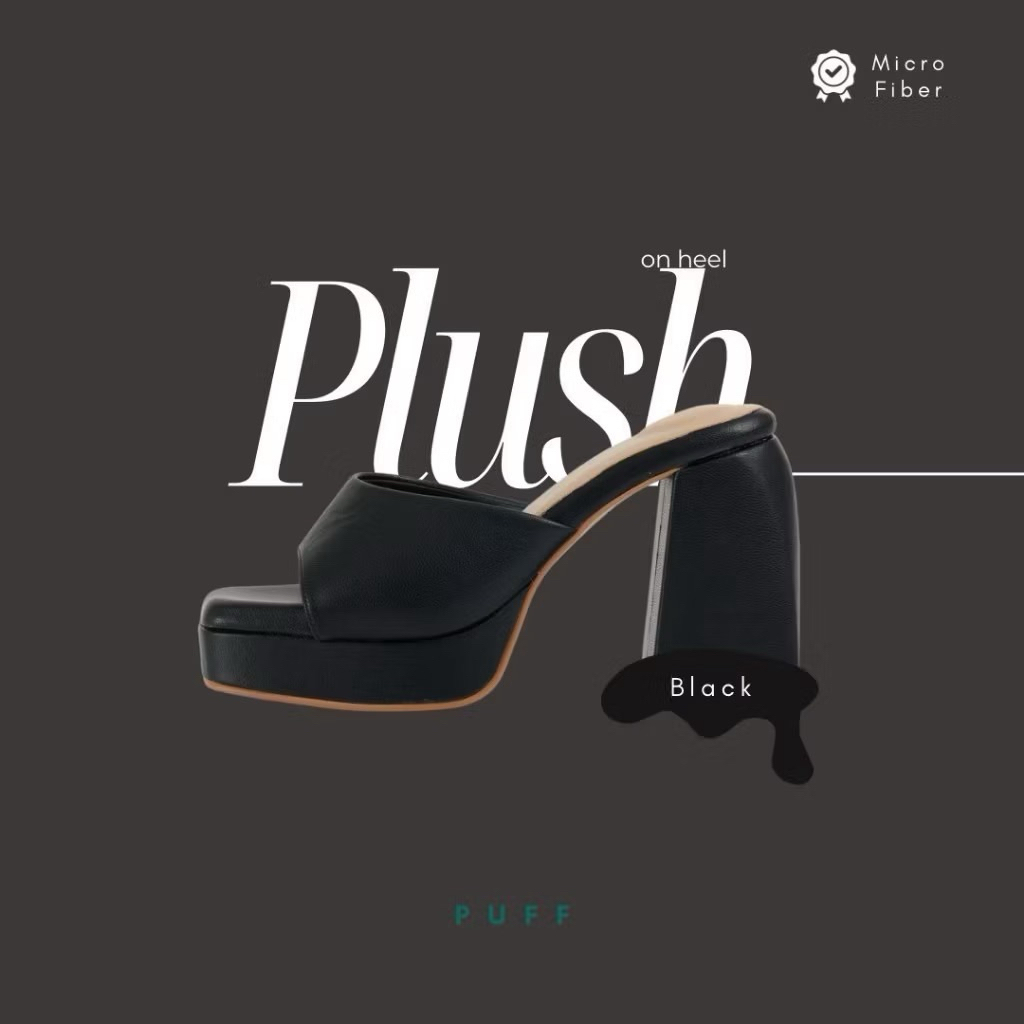 รองเท้า PUFFSHOES  รุ่น Plush Heel ไซส์ 36