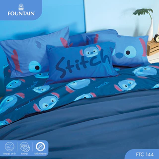 Fountain FTC144 การ์ตูน Tsum Tsum ลิขสิทธิ์แท้ Disney สัมผัสนุ่มลื่น ชุดเครื่องนอนฟาวน์เทน ผ้าปูที่นอน ผ้านวม