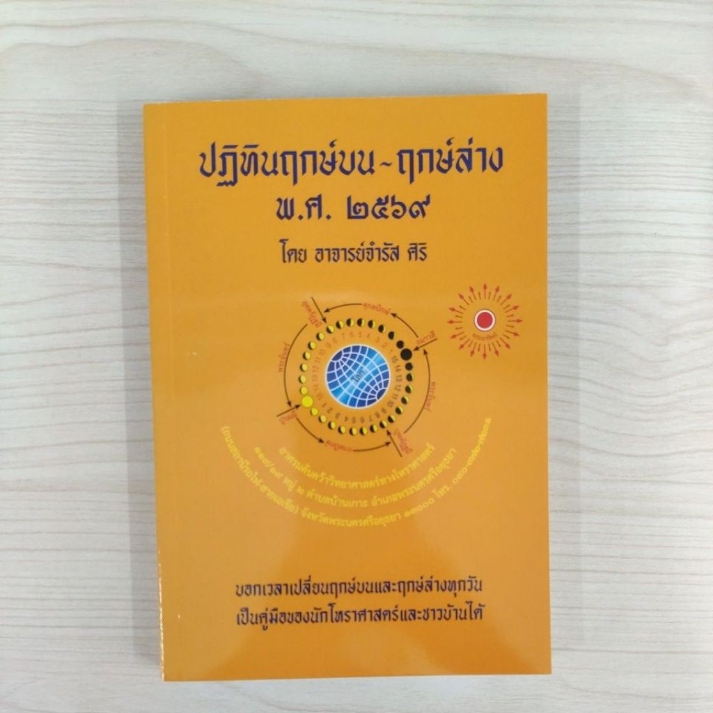 ปฏิทินฤกษ์บน- ฤกษ์ล่าง พ.ศ 2569 โดย อาจารย์จำรัส ศิริ