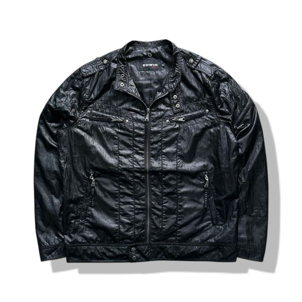 Edwin Collection Black Zipper Jacket รอบอก 45”