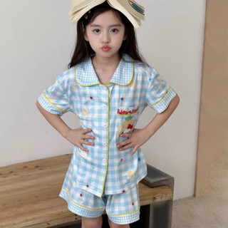 [Namsaii kids]🔥พร้อมส่ง🔥ชุดเซท2ชิ้น ชุดเด็กผู้หญิง ชุดนอนเด็…