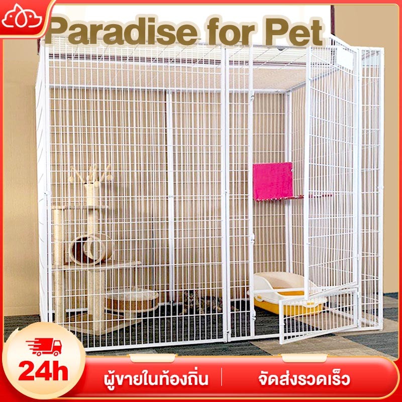 😺กรงแมว 4-5ชั้น กรงสัตว์เลี้ยง กรงแมวขนาดใหญ่ กรงกระต่าย กรงแมวอพาร์ทเม้นท์ กรงแมวขนาดใหญ่
