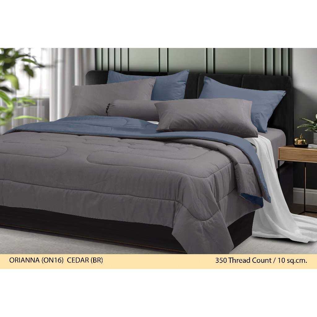 STEVENS ชุดเครื่องนอน ดีไซน์ ORIANNA16 # CEDAR รุ่น SOFTEX เนื้อผ้าไมโครไฟเบอร์