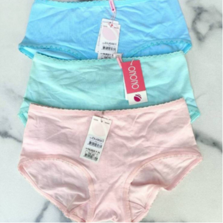 Onono กางเกงใน ทรง  bikini    เนื้อผ้านุ่ม มีความยืดหยุ่นสปริงตัวดี – โปรปัง