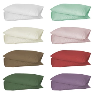 ปลอกหมอน Pillowcase สีพื้นเรียบ สีพื้น ขนาด 48*74 ซม(19*29 นิ้ว) 1 ชิ้น