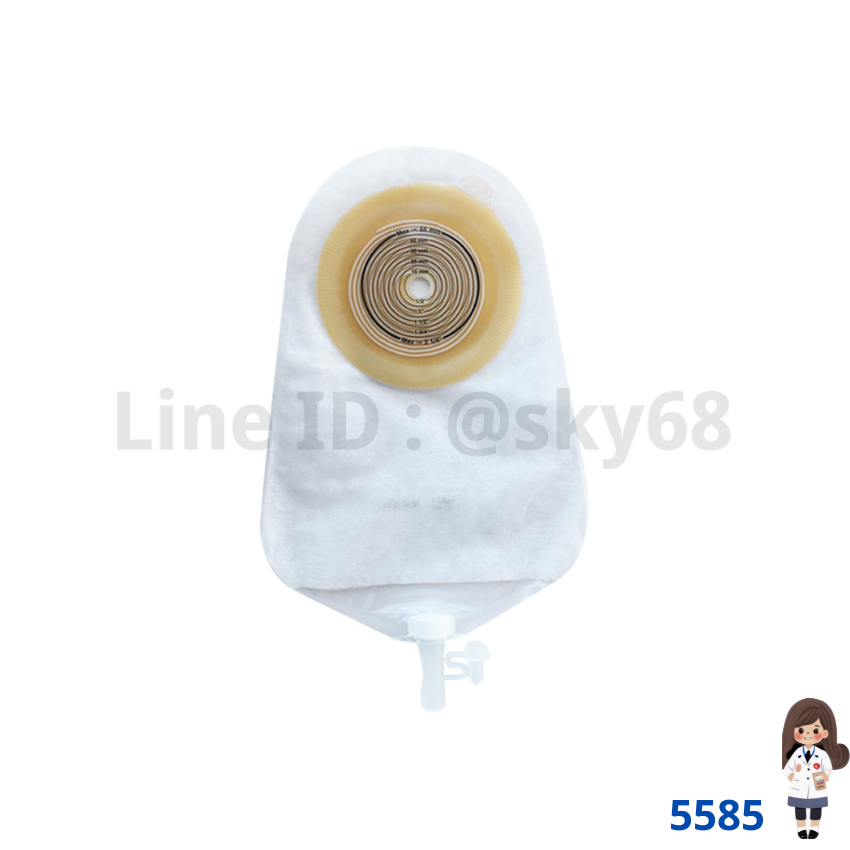 ถุงปัสสาวะแป้นเเละถุง5585Coloplast