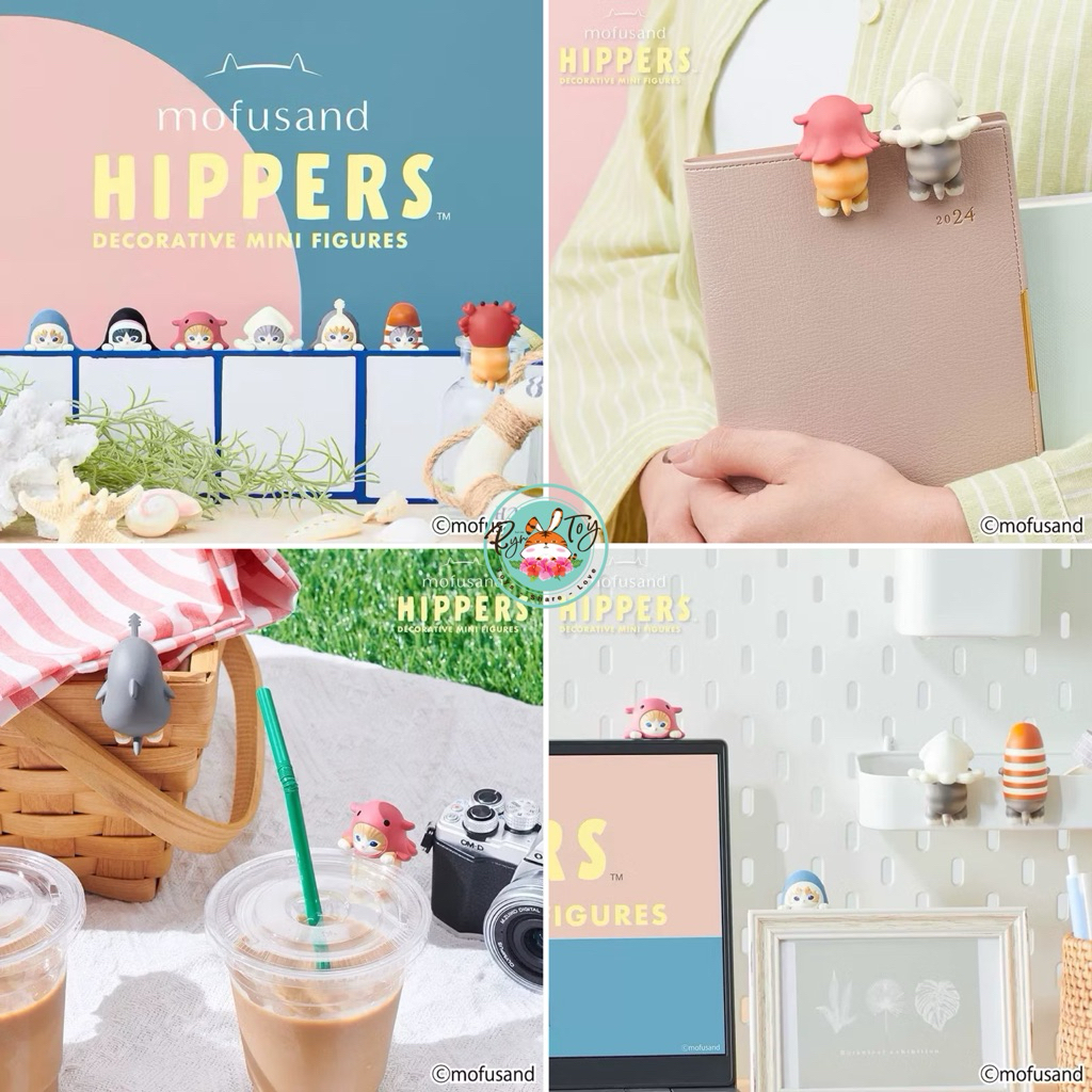 🧡พร้อมส่ง💚  Mofusand : Hippers [เกาะโทรศัพท์] **แบบจุ่ม**