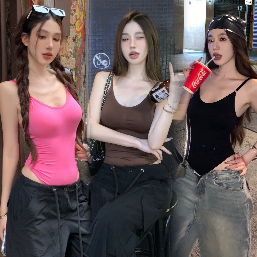 บอดี้สูท sexy 🩱 สายเดี่ยว 💕  กระชับหน้าท้องและยกสะโพก  เนื้อผ้าระบายอากาศได้ดี สไตล์เกาหลี มีหลากหลายสีและขนาด