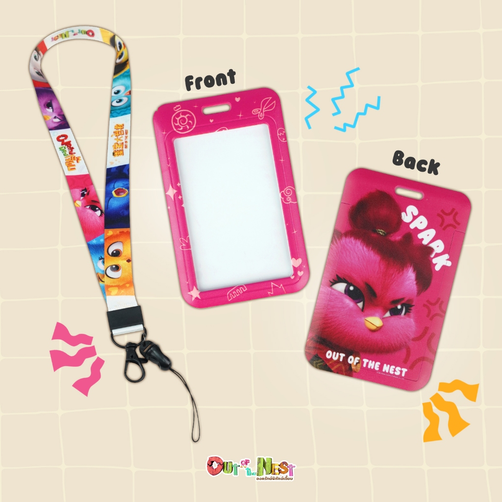 Landyard+Cardholder ลาย SPARK จากภาพยนตร์ OutoftheNest
